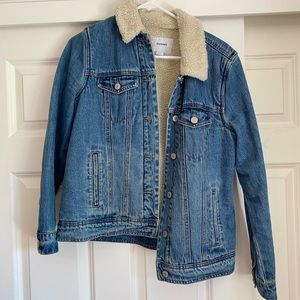 Denim trucker style jacket